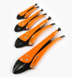 Set Of Regular-Jaw Grip-On Locking Pliers