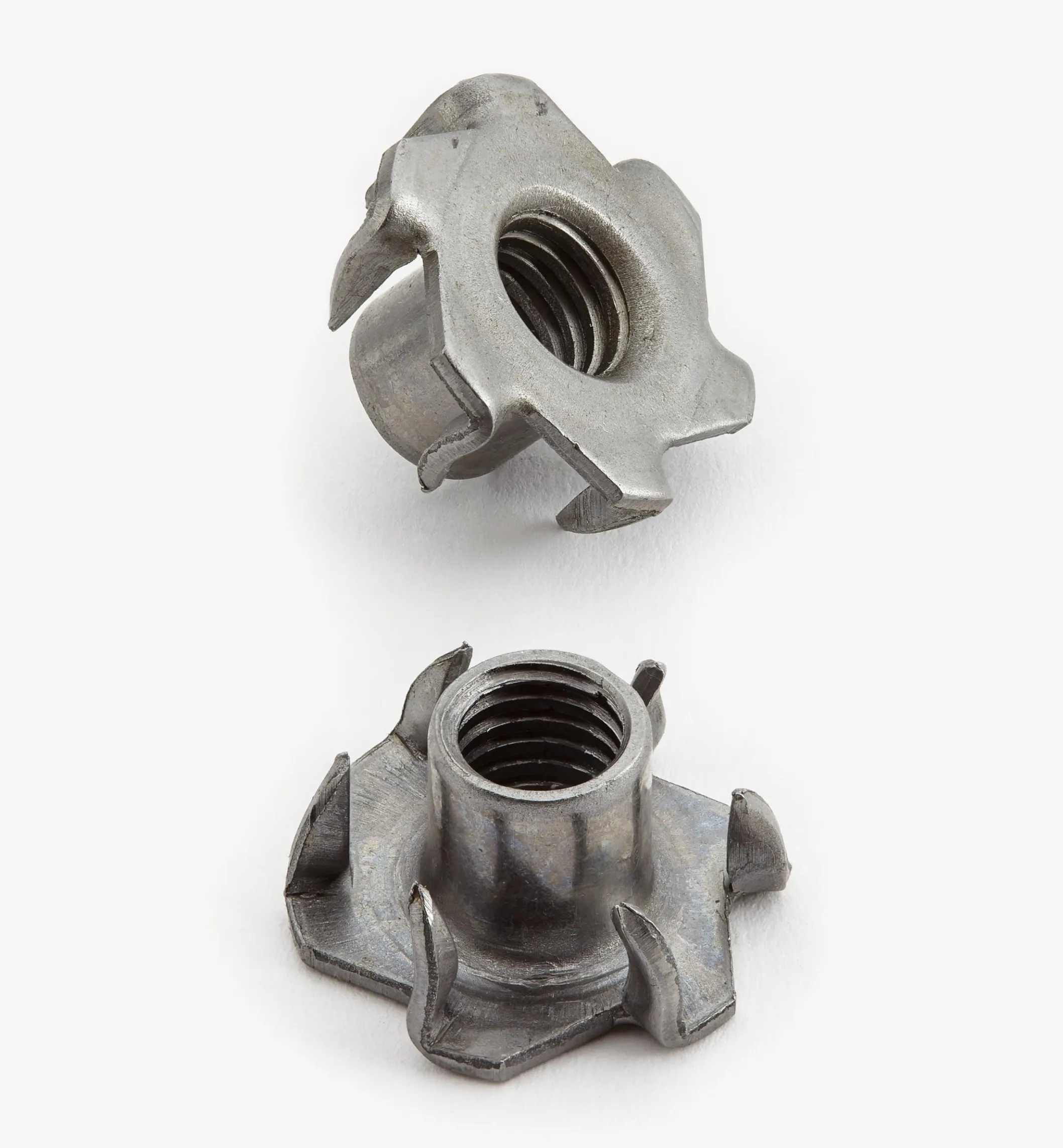 Six-Prong T-Nuts (3/8-16 Thread)