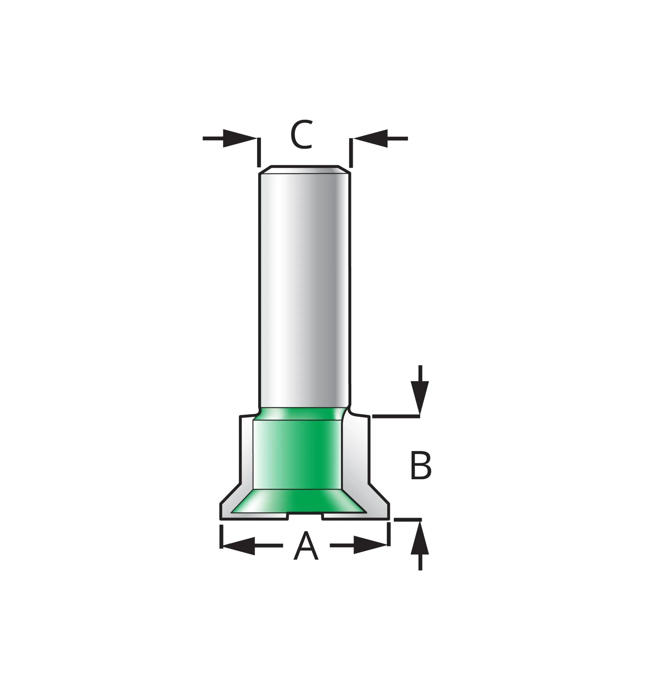 Small Drawer Lock Bit