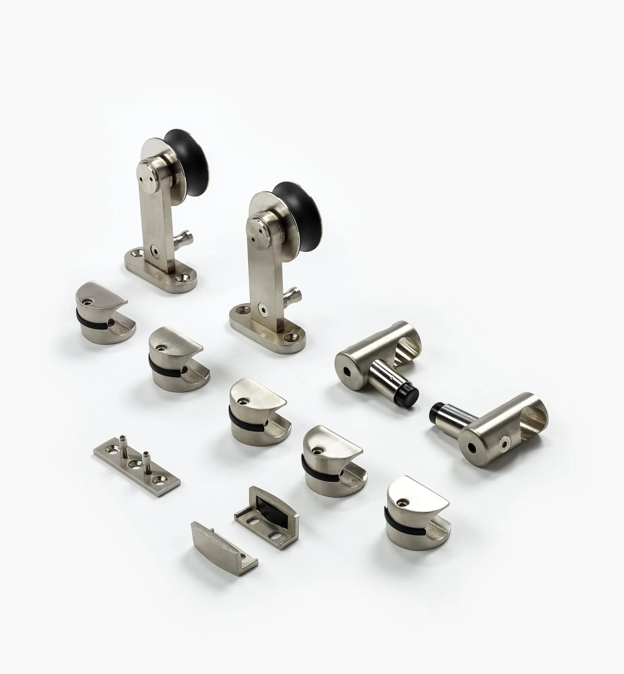 Stainless-Steel Barn-Style Door Hardware