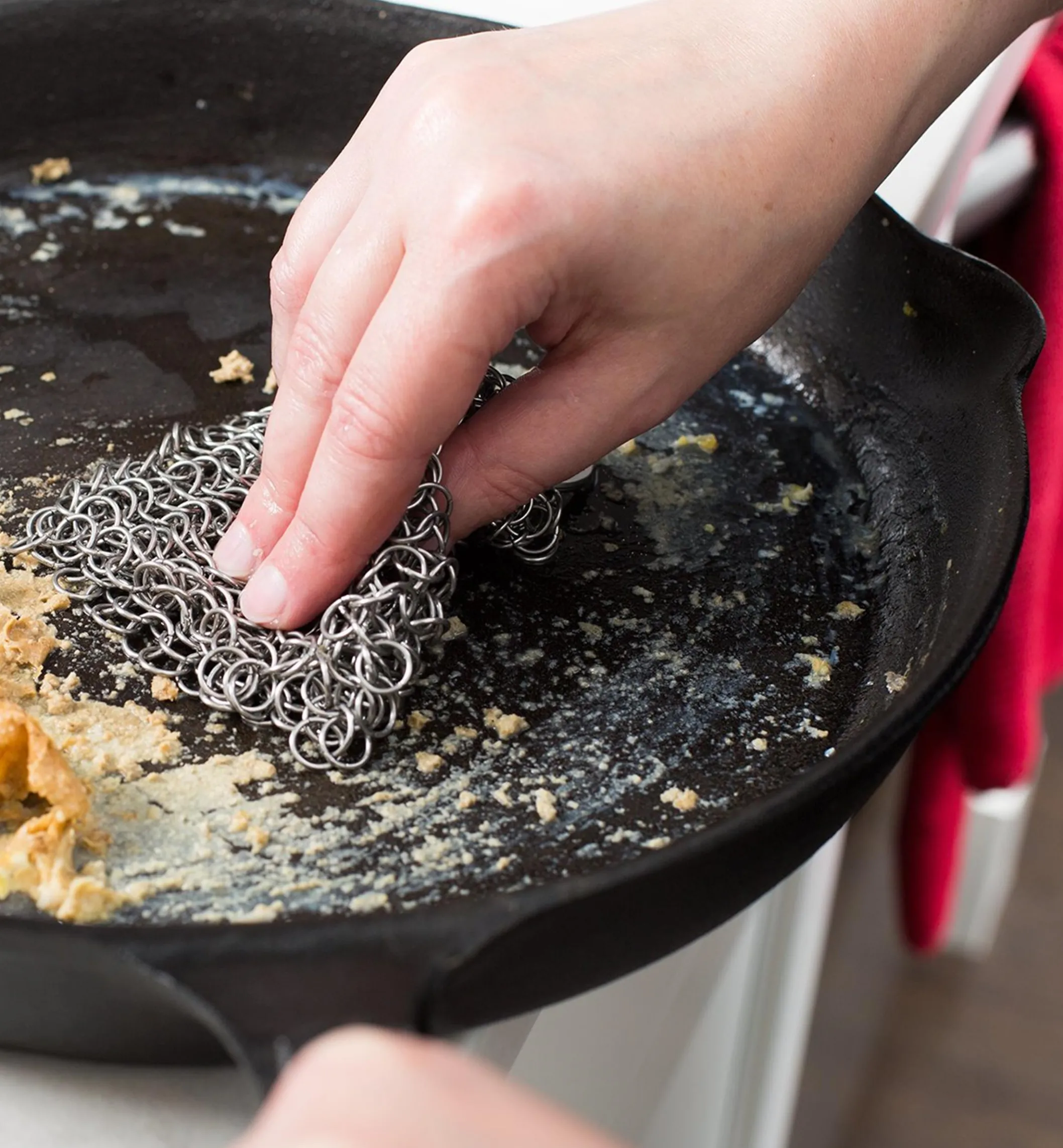 Stainless-Steel Chain Mail Scrubber