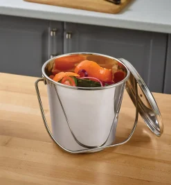 Stainless-Steel Compost Pails
