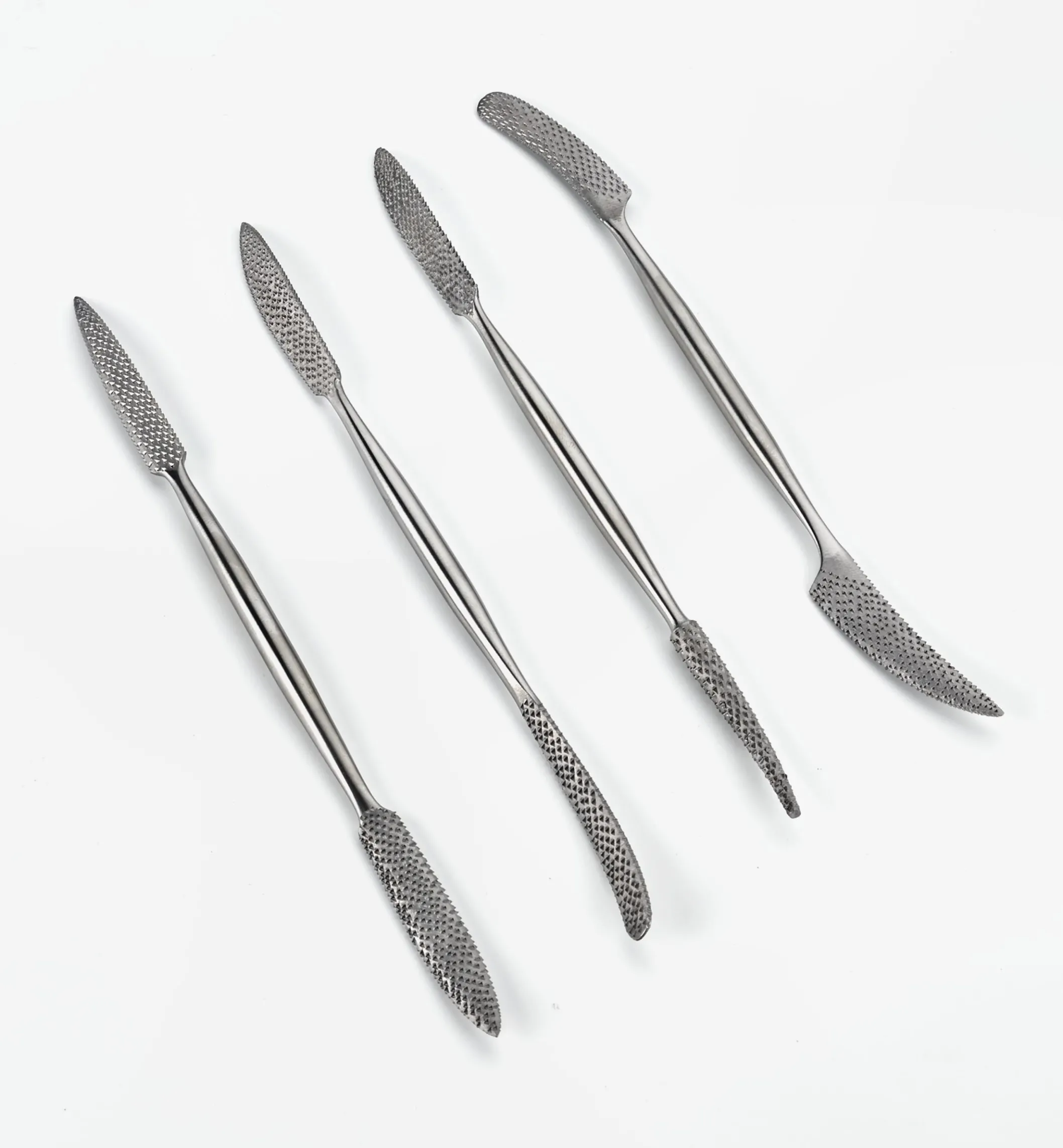Stainless-Steel Hand-Stitched Riffler Set