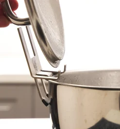Stainless-Steel Pot Lid Holder