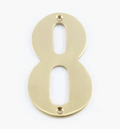 Standard Cast Brass House Numbers