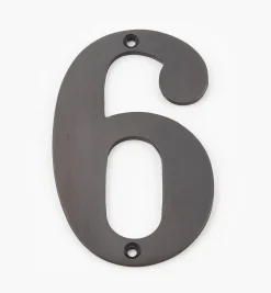 Standard Cast Brass House Numbers