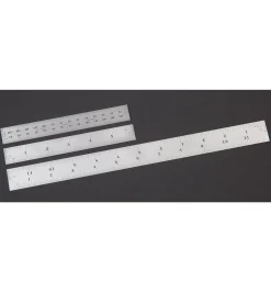 Starrett Spring-Tempered Precision Rules With End Graduations