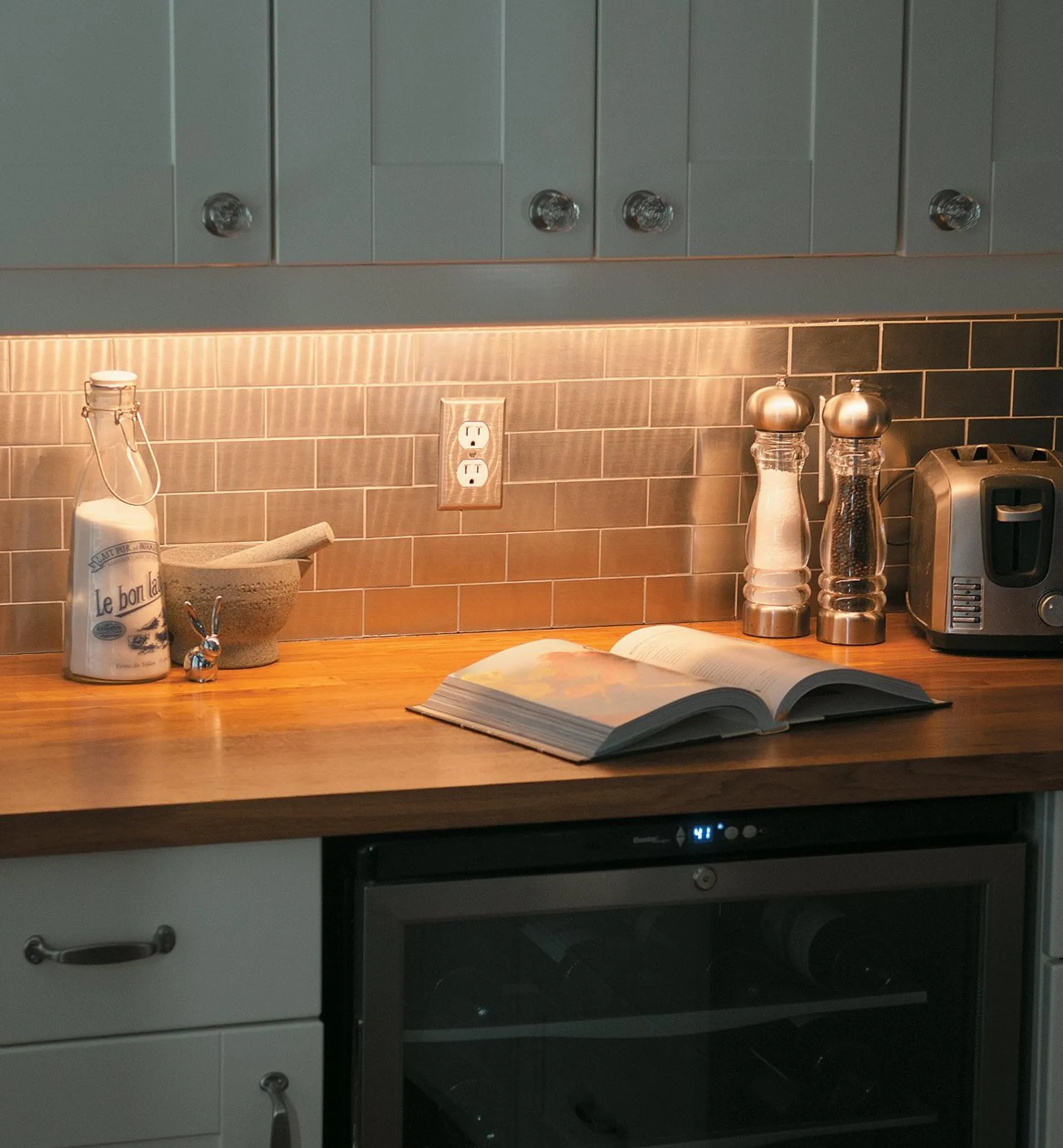 Surface-Mount Channels For LED Tape Lighting