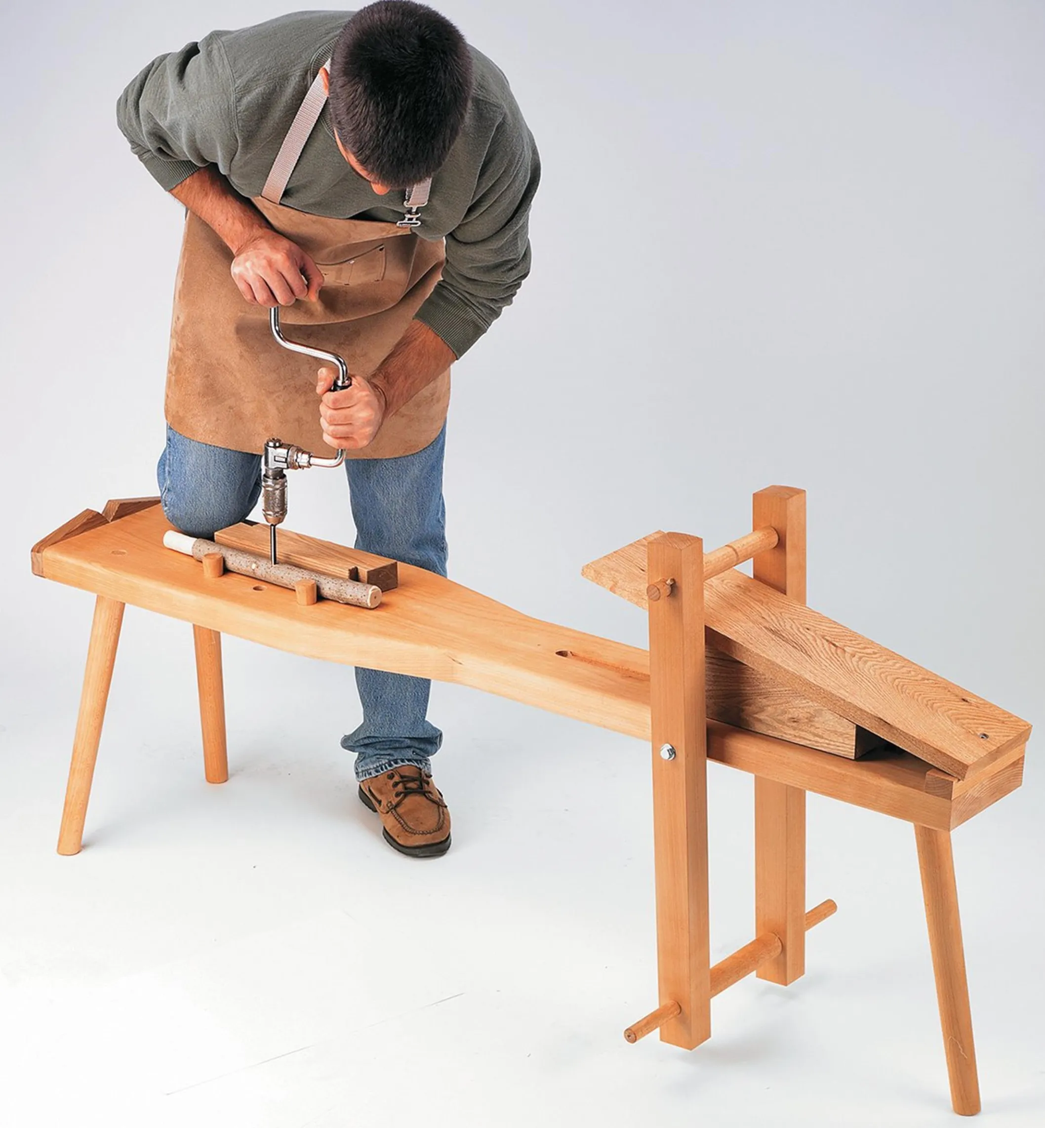 Traditional English Shaving Horse Plan