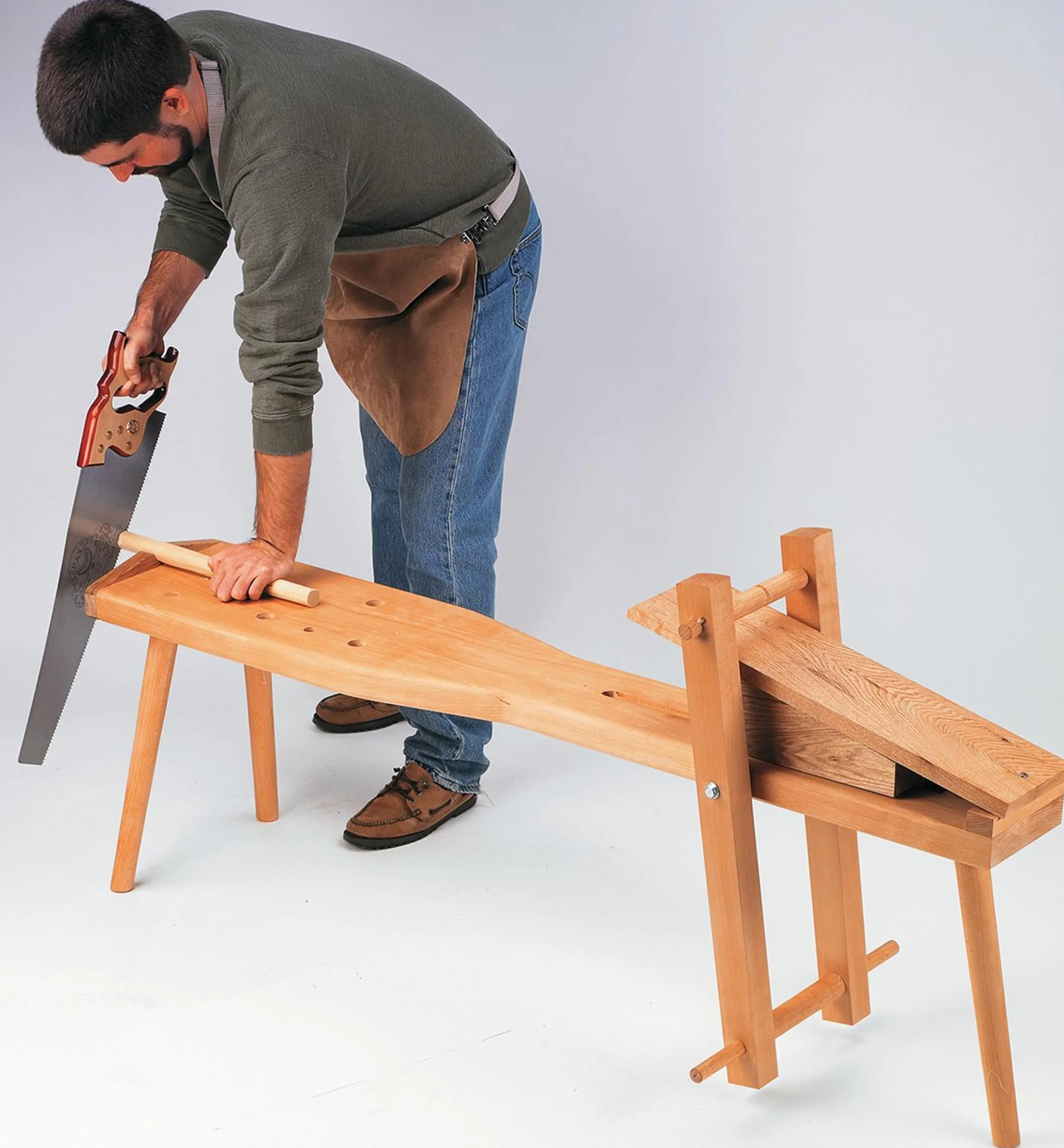 Traditional English Shaving Horse Plan