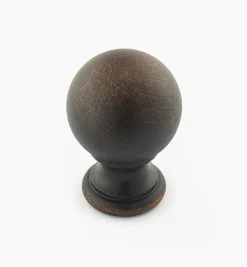 Turned Brass Ball Knobs