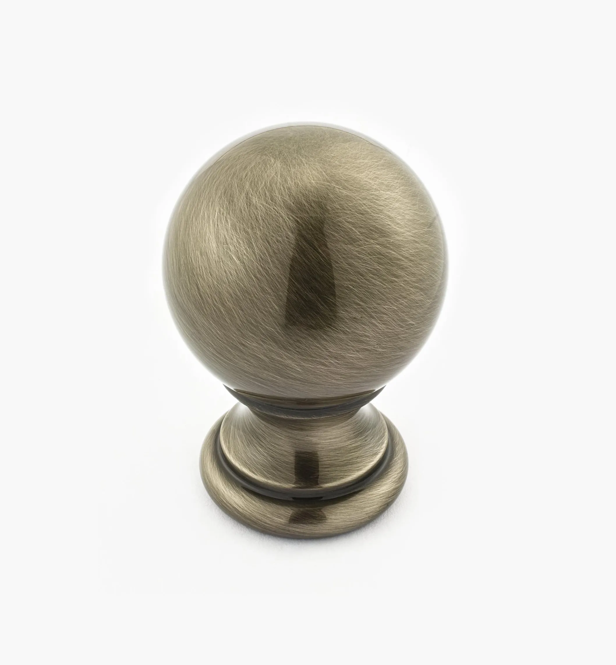 Turned Brass Ball Knobs