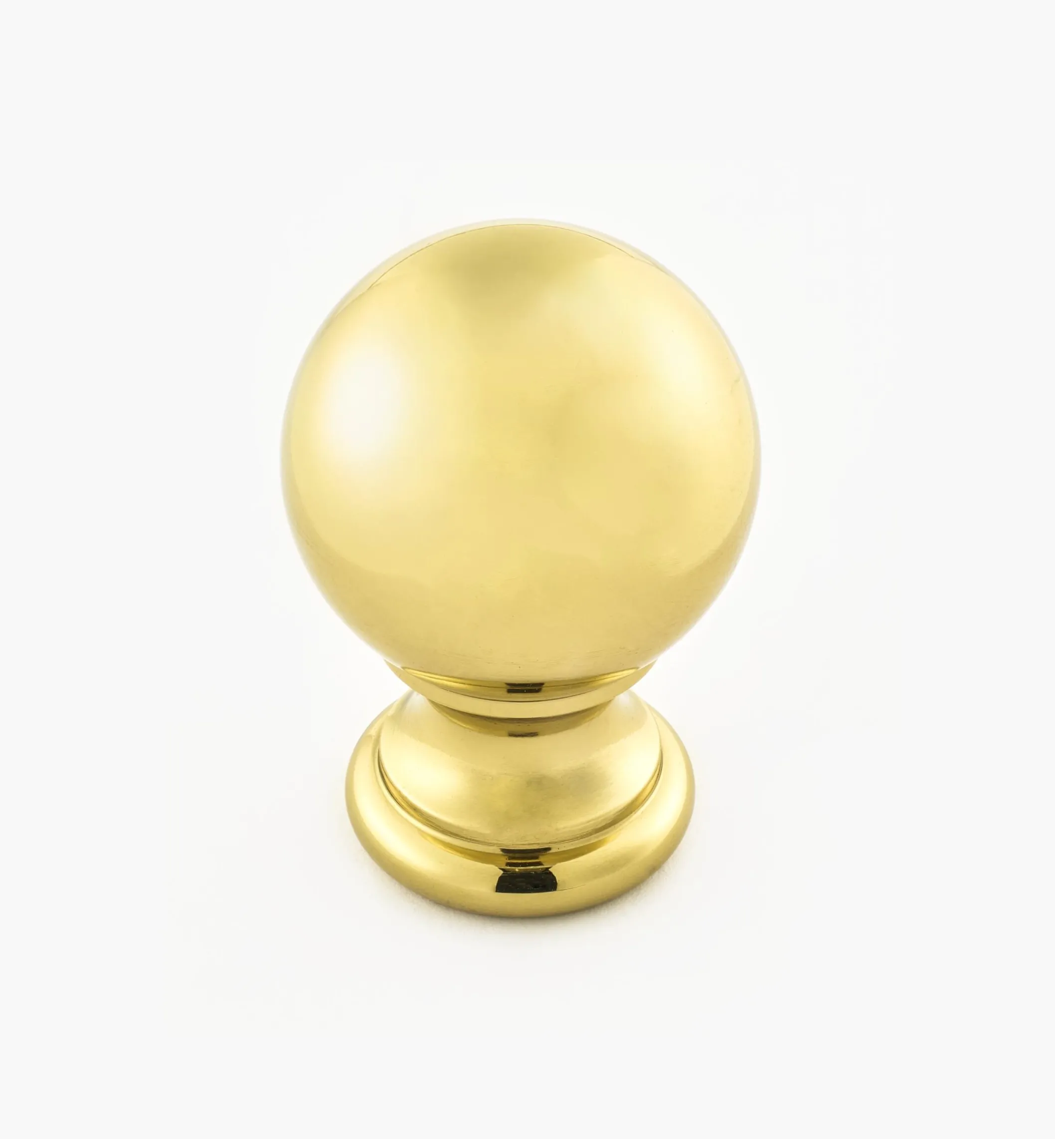 Turned Brass Ball Knobs
