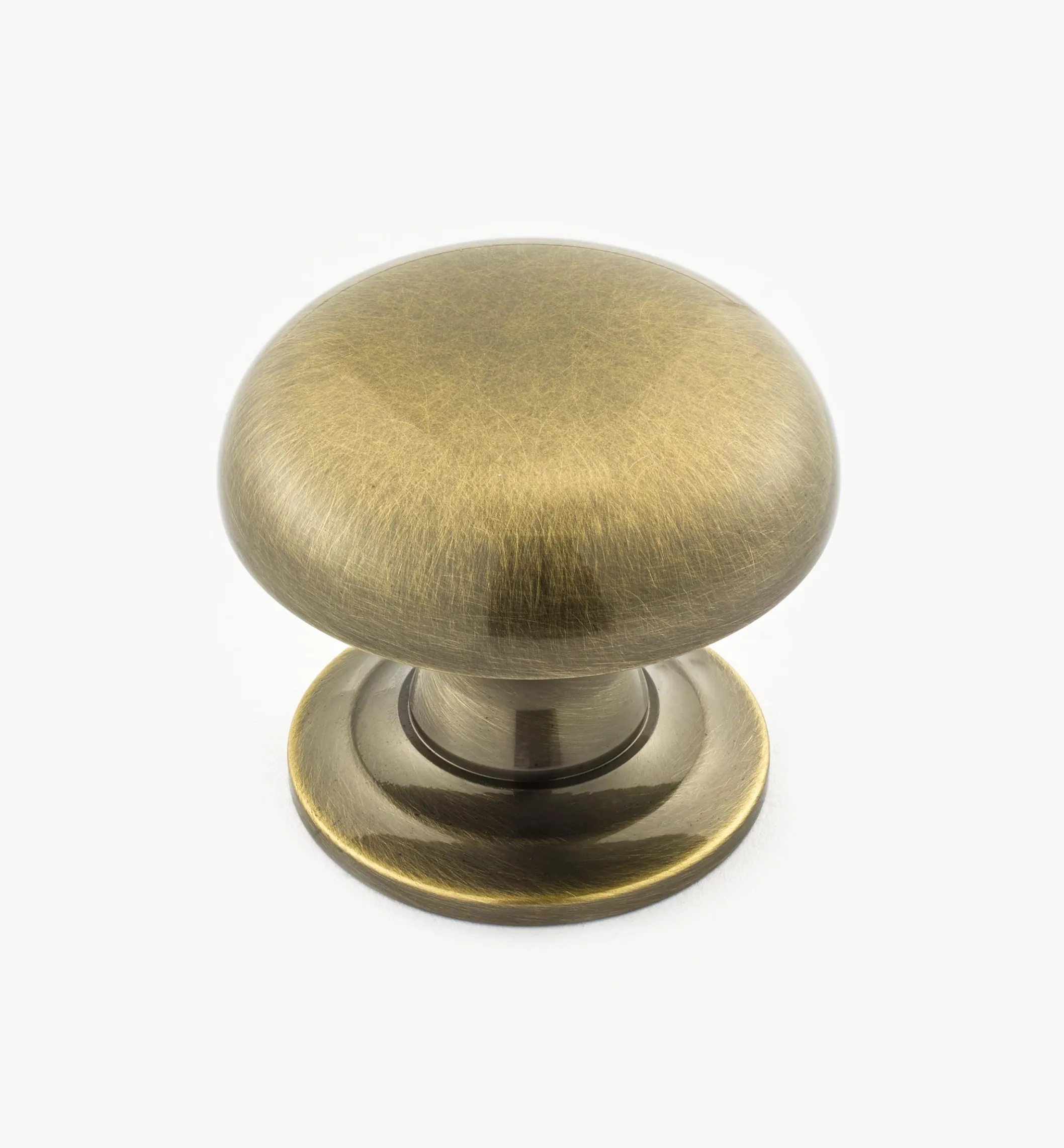 Turned Brass Domed Knobs