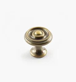 Turned Brass Raised Knobs