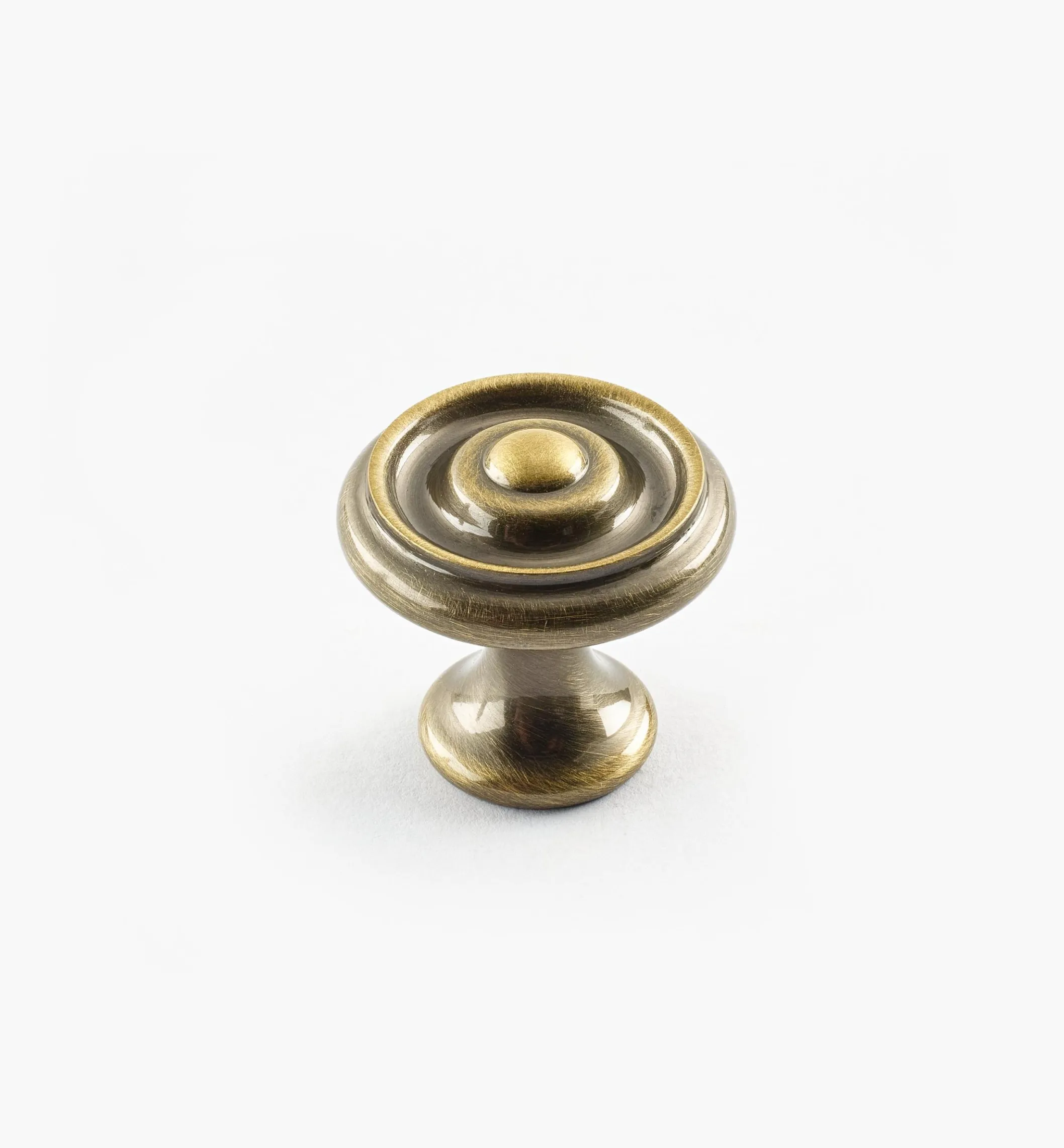 Turned Brass Raised Knobs