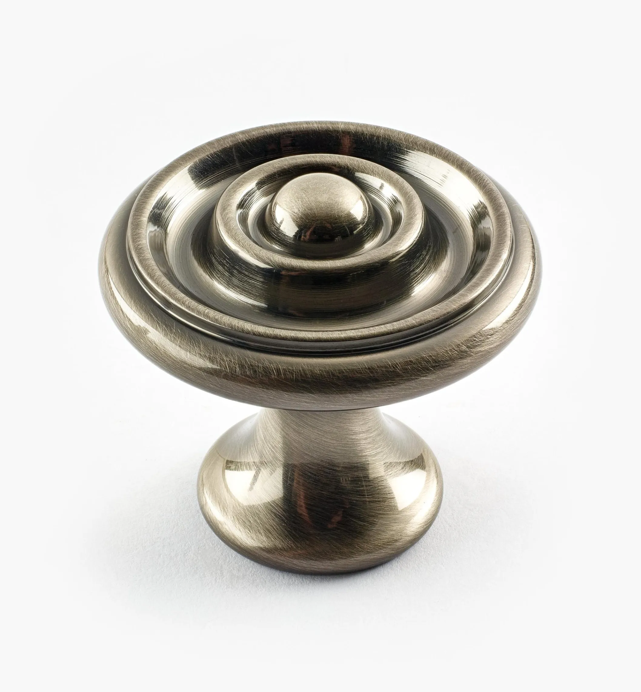 Turned Brass Raised Knobs