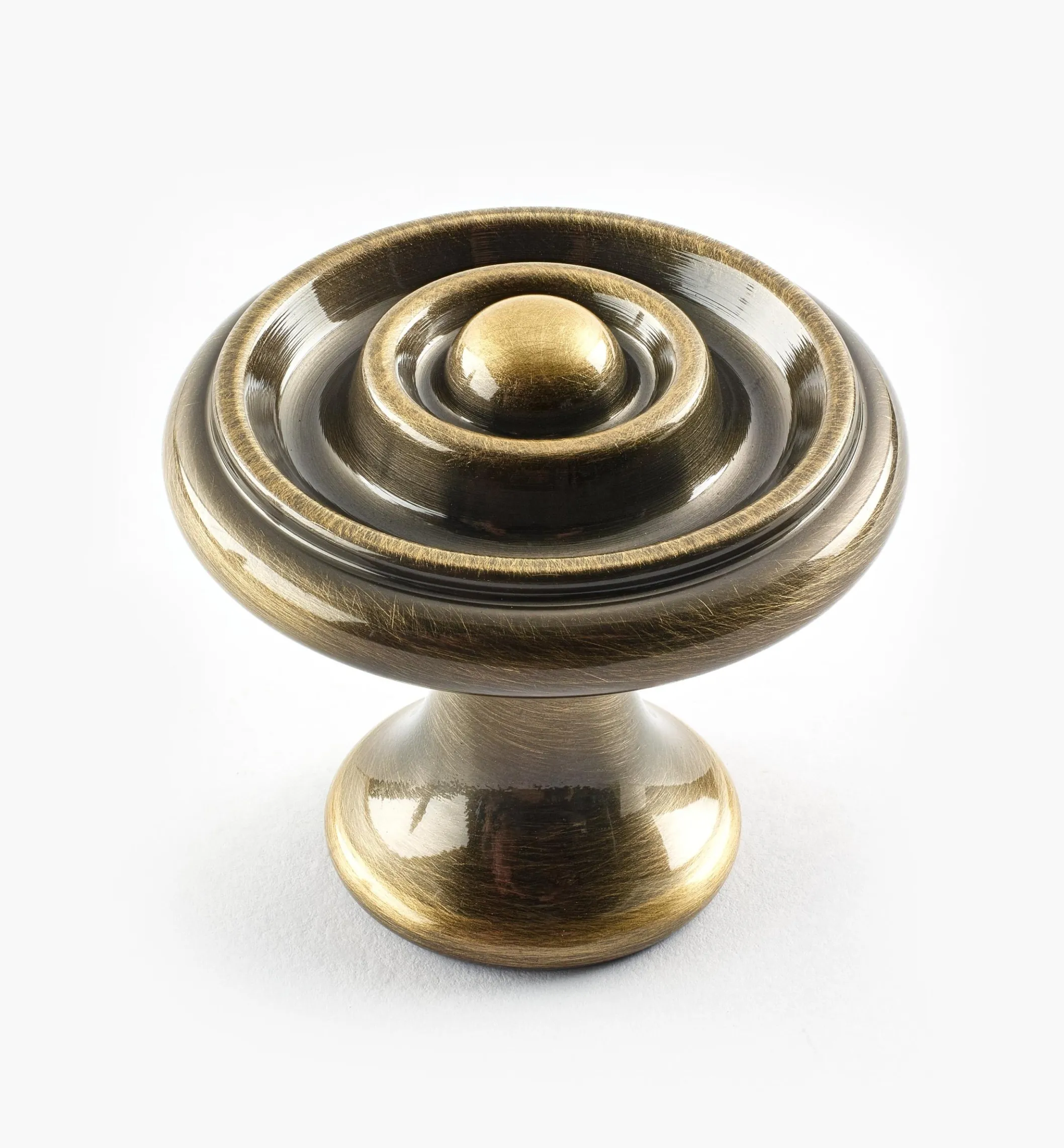 Turned Brass Raised Knobs