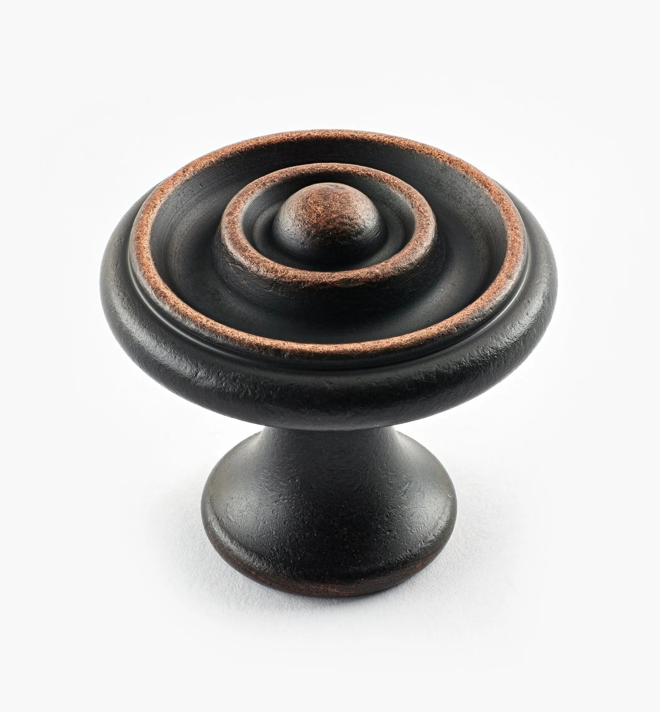 Turned Brass Raised Knobs