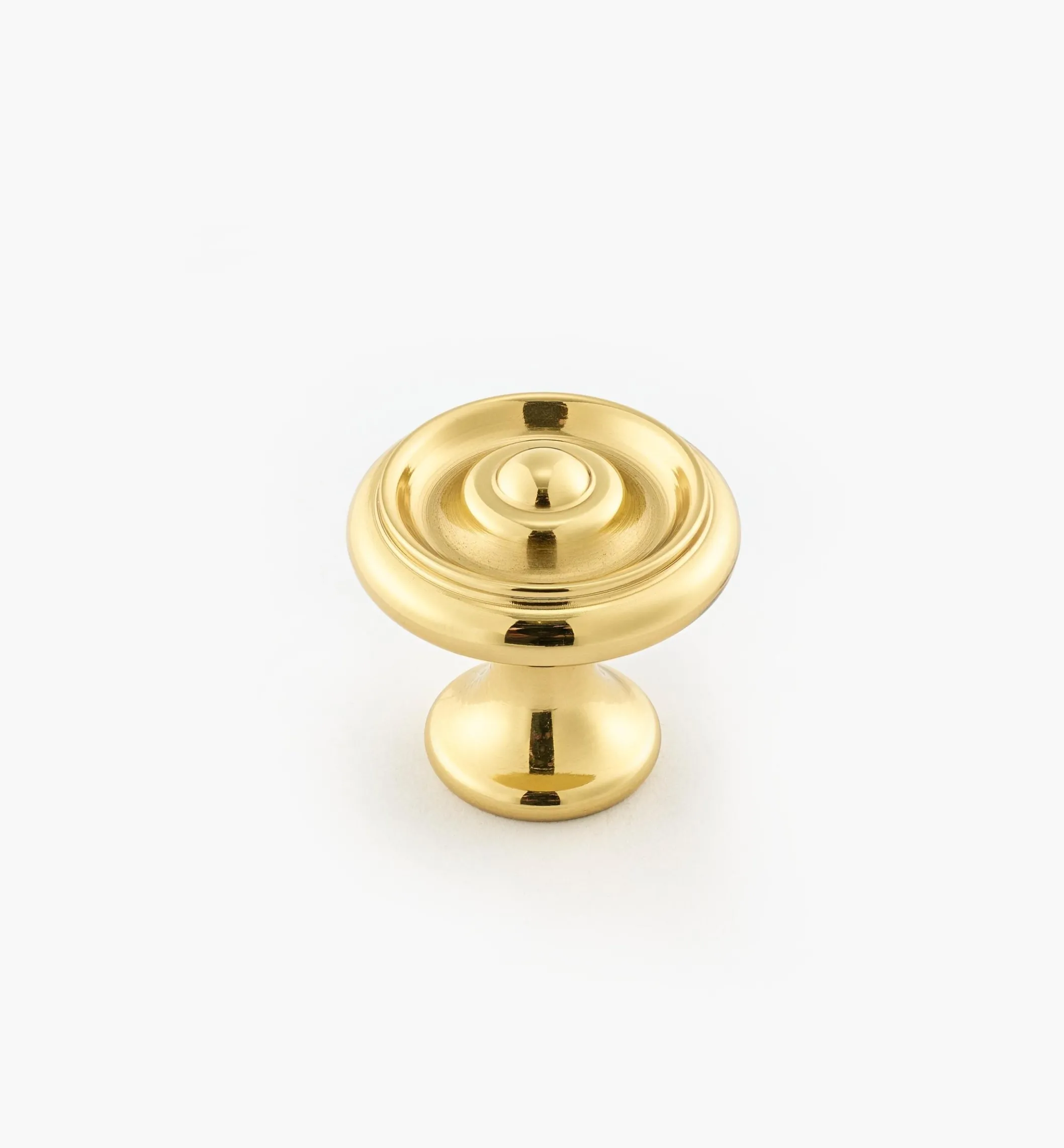 Turned Brass Raised Knobs