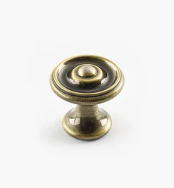 Turned Brass Raised Knobs
