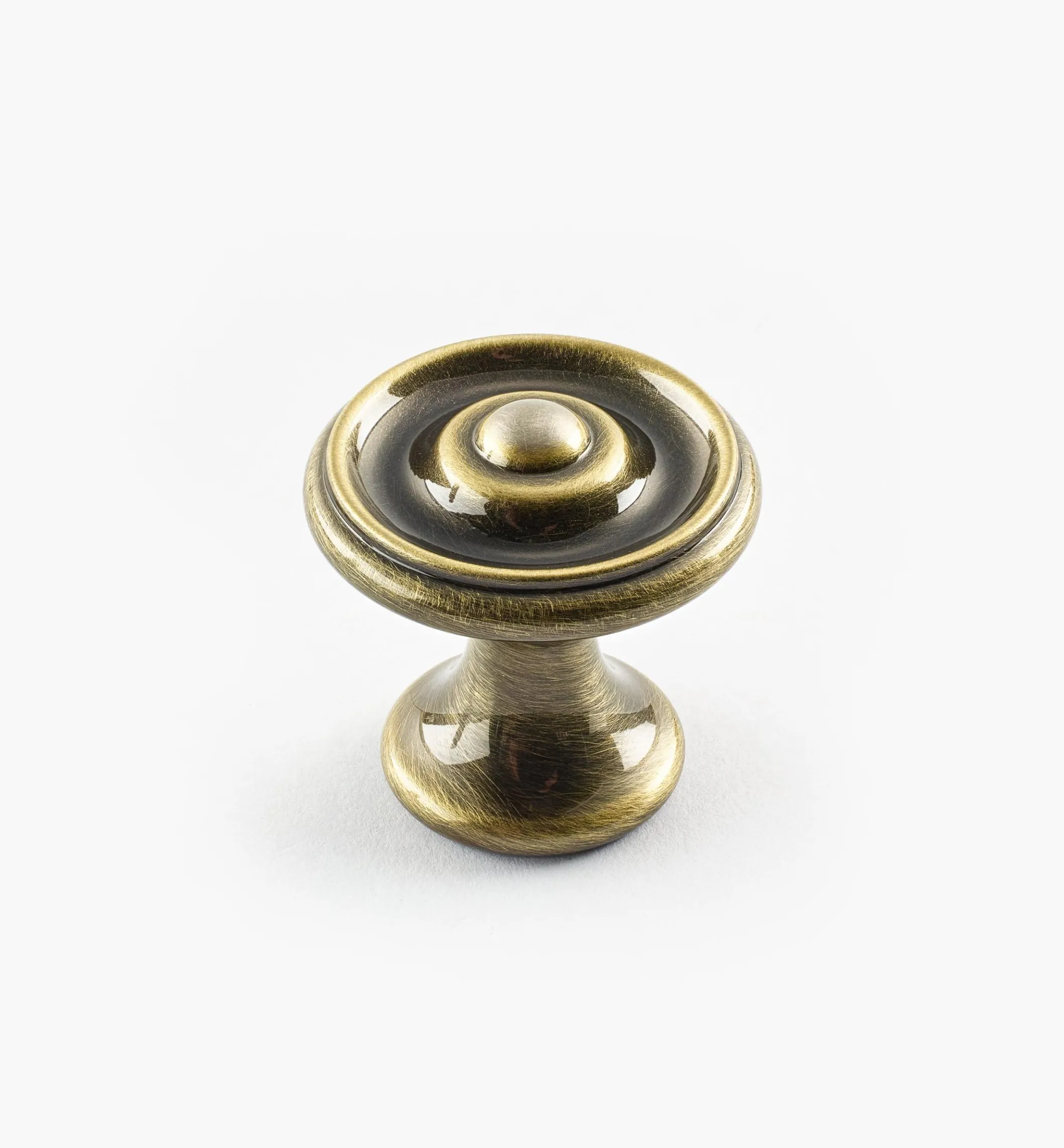 Turned Brass Raised Knobs