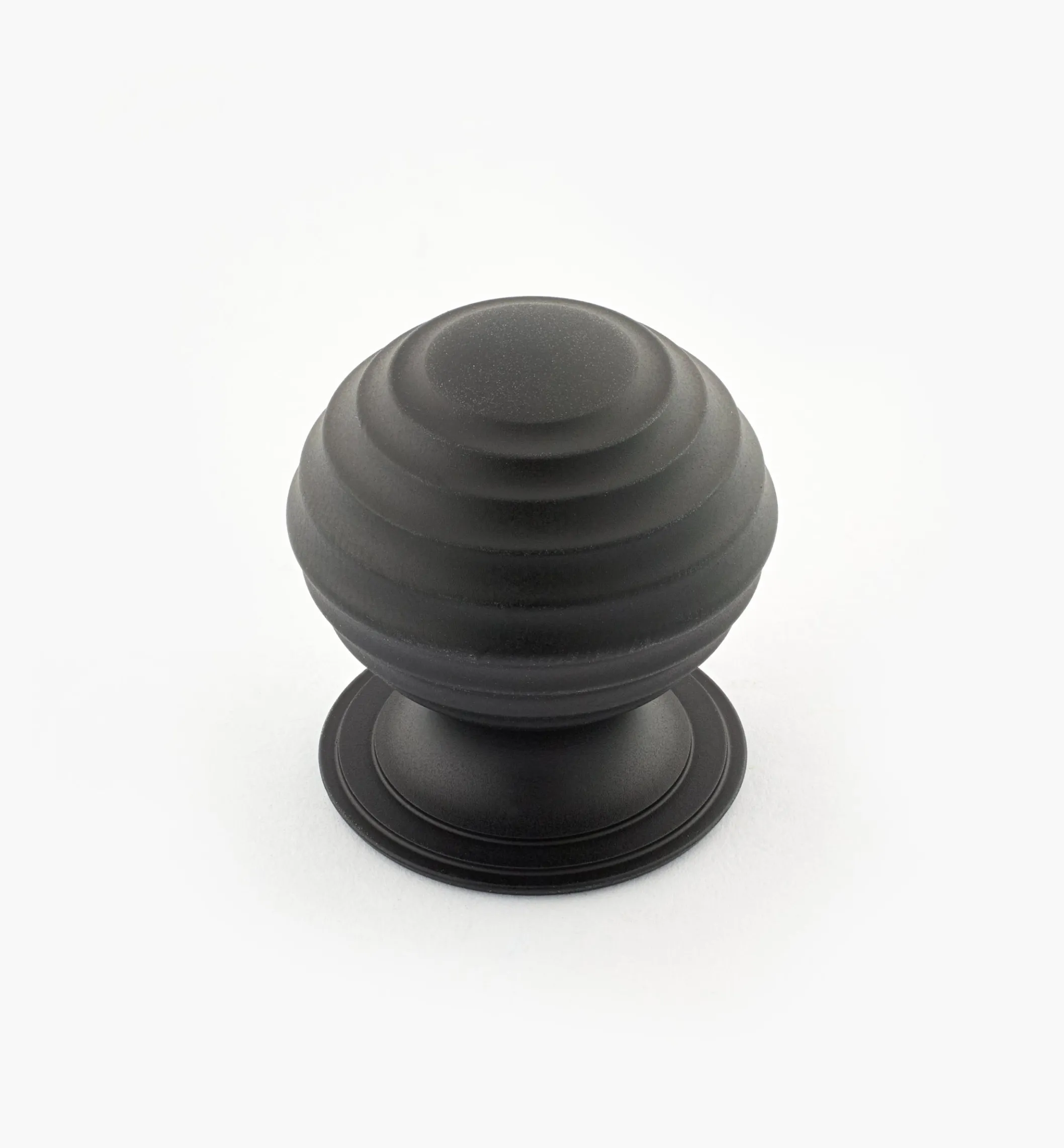 Turned Brass Ridged Knobs