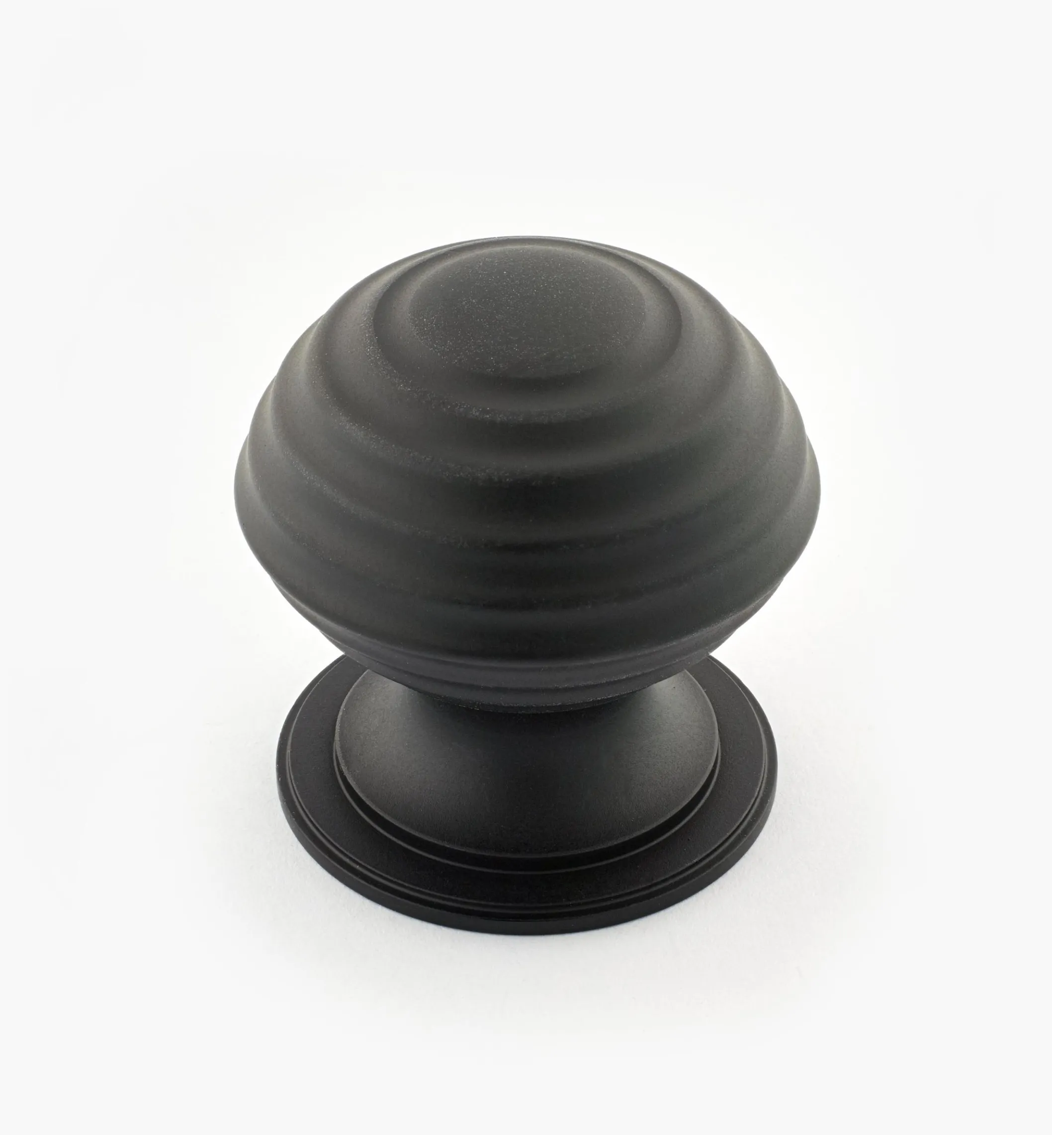 Turned Brass Ridged Knobs