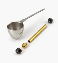 Turned Coffee Scoop Hardware