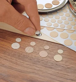 Unfinished Wood Screw Covers