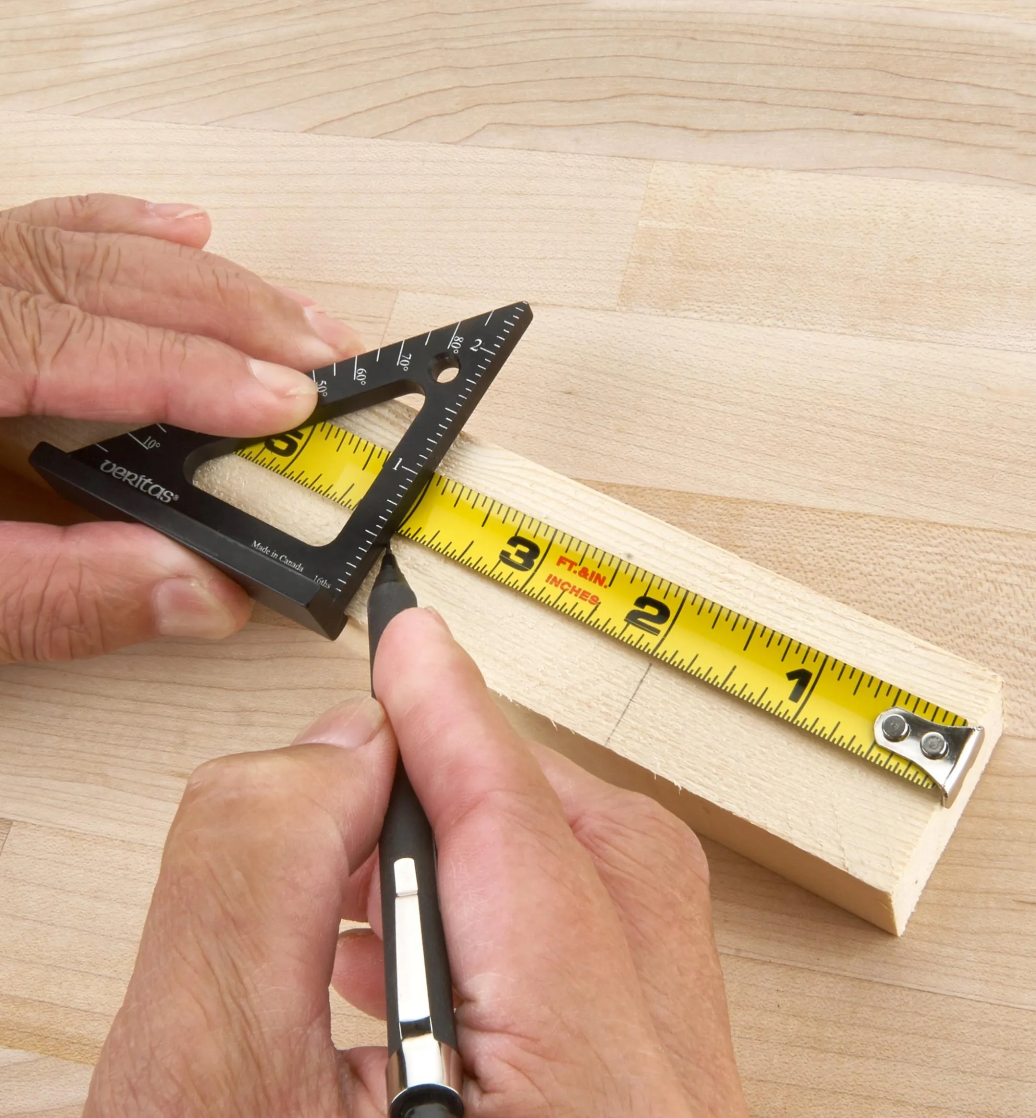 Veritas 2 1/2" Pocket Layout Square