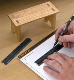 Veritas 6" Aluminum Bench Rule