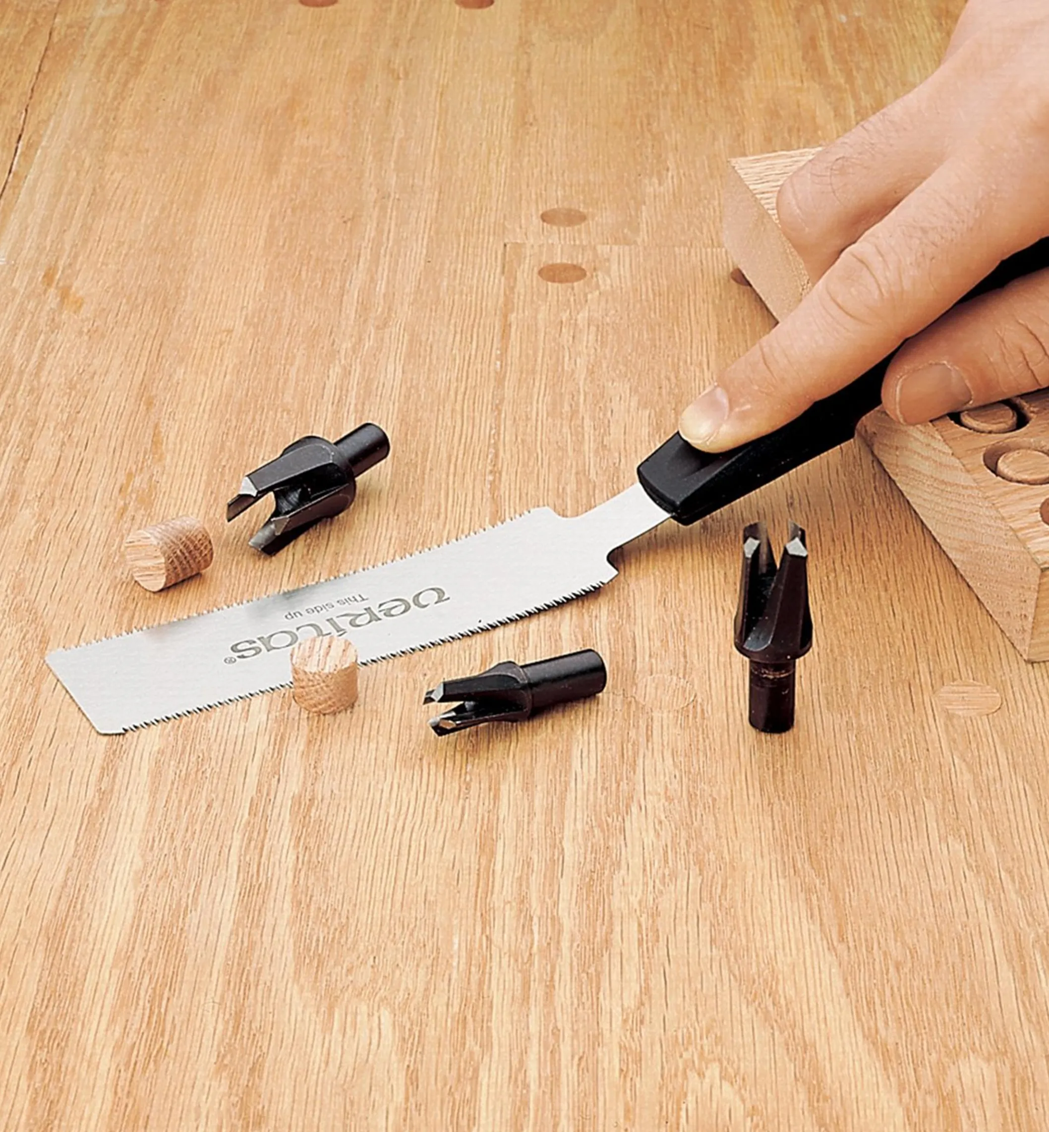 Veritas Snug-Plug Cutters & Double-Edge Flush-Cutting Saw Set