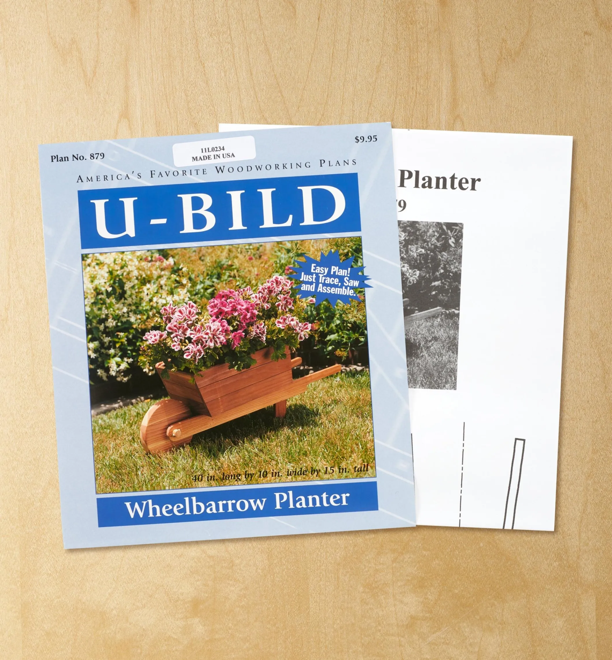 Wheelbarrow Planter Plan