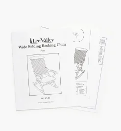 Wide Folding Rocking Chair Plan