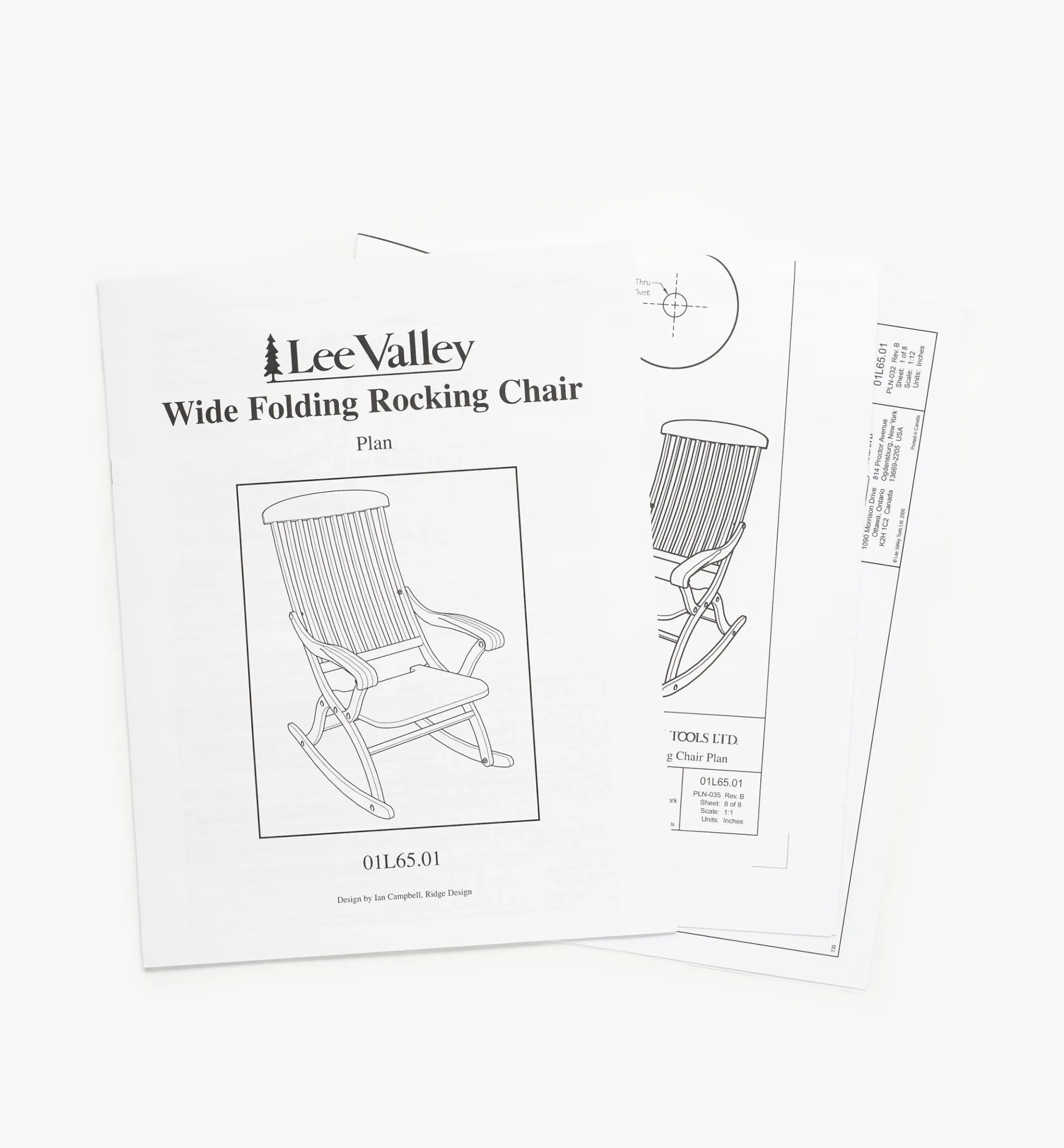 Wide Folding Rocking Chair Plan