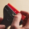 Wide Orange Plastic Razor Blades