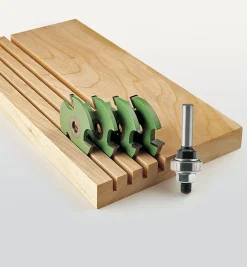 3-Wing Slotting Cutters With Shafts