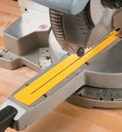 Zero-Clearance Strips For Miter Saws